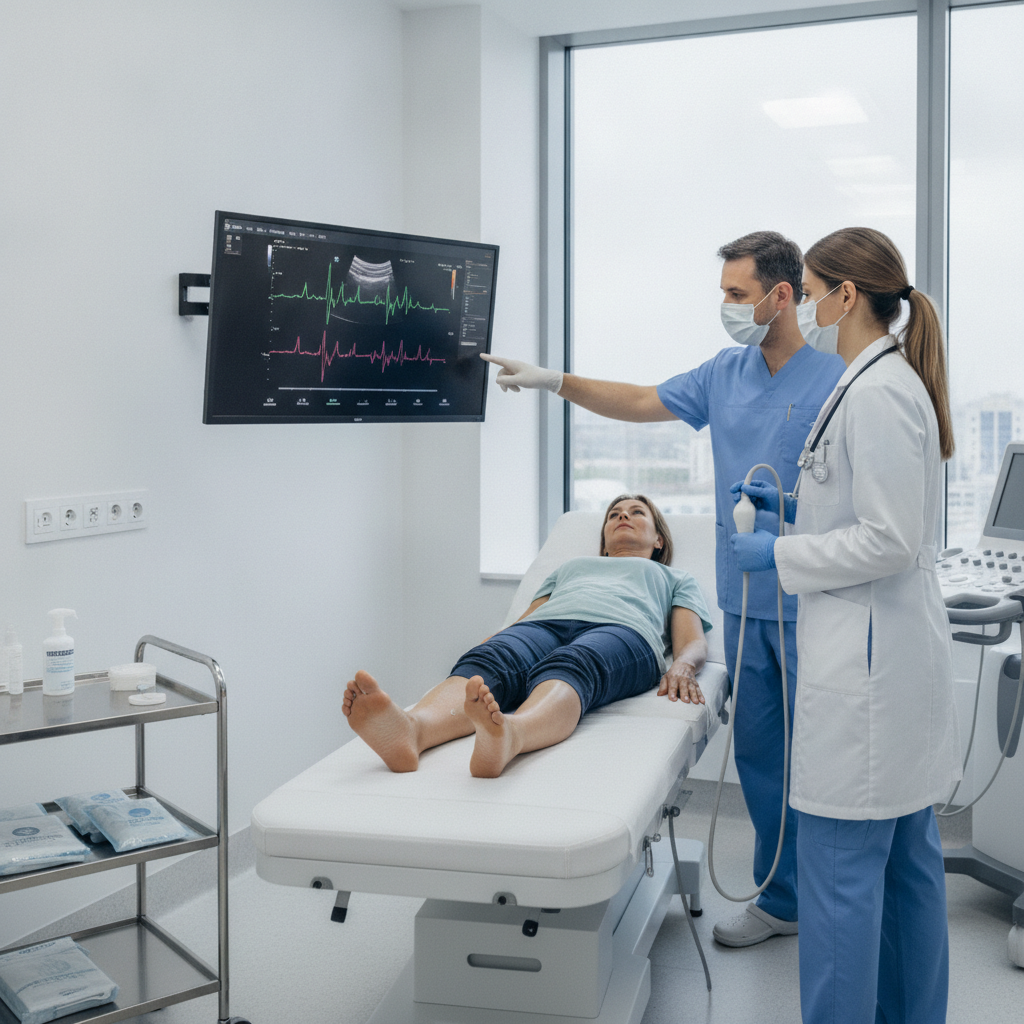 Ayakta Doppler ultrason ile varis değerlendirmesi